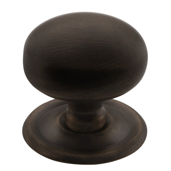 Cupboard Knob Classic Antique Brass D38xP36mm in Antique Brass