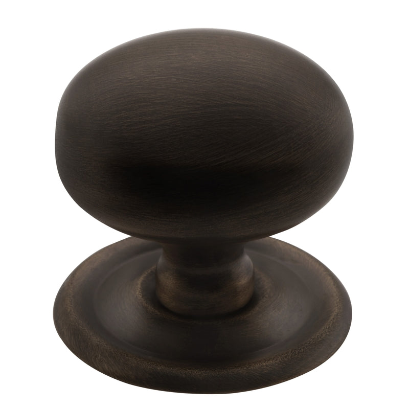 Cupboard Knob Classic Antique Brass D38xP36mm in Antique Brass