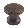 Cupboard Knob Curved Antique Brass D13xP11mm in Antique Brass