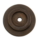 Backplate For Domed Cupboard Knob Antique Brass D25mm in Antique Brass