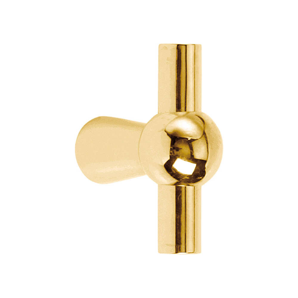 TIMELESS 1910M cabinet knob brass unlacquered in Brass Unlaquered