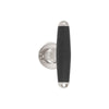 TIMELESS 1932M cabinet knob satin nickel/ebony wood in Satin Nickel / Ebony Wood