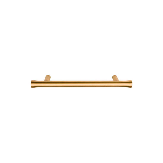 NOUR EV9/128 cabinet handle 128mm c.t.c. PVD satin gold in Satin Gold PVD