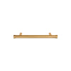 NOUR EV9/128 cabinet handle 128mm c.t.c. PVD satin gold in Satin Gold PVD