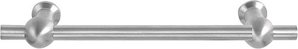 FERROVIA FV195/96mm cabinet handle 96mm c.t.c. satin stainless steel in Satin Stainless