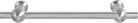 FERROVIA FV195/96mm cabinet handle 96mm c.t.c. satin stainless steel in Satin Stainless