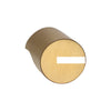 RIVIO GL24M cabinet knob PVD satin gold in Satin Gold PVD
