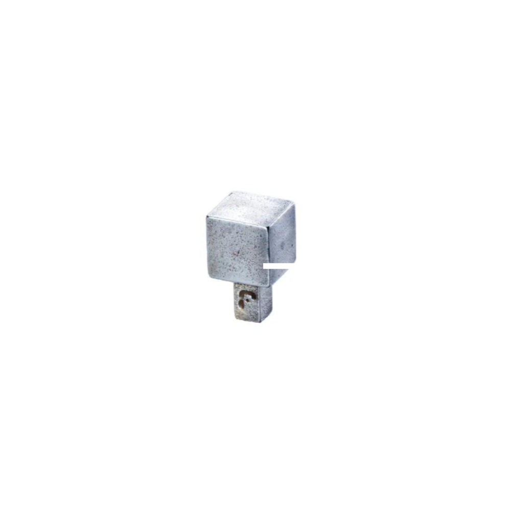 ONE - KNOB / OLD SILVER / 23*23*37MM in Old Silver