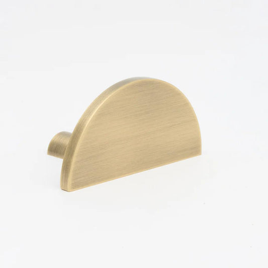 Luna Hook Aged Brass in Aged Brass