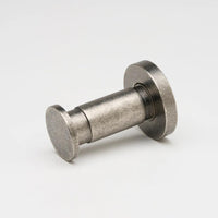 Lola Towel Hook Tumbled Nickel in Tumbled Nickel
