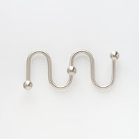 Lo & Co Sphere Hook XL in Brushed Nickel