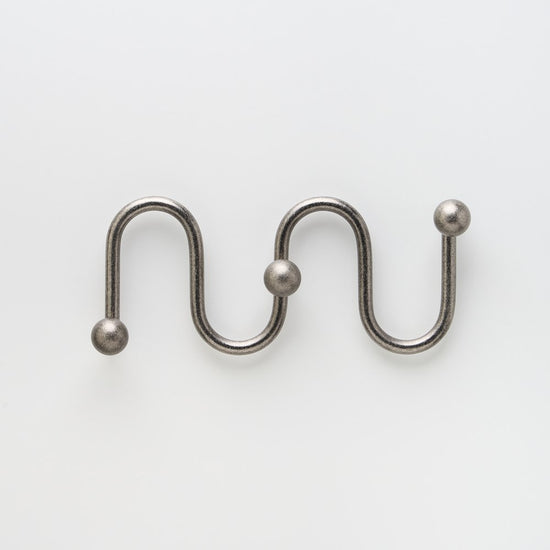 Lo & Co Sphere Hook XL in Tumbled Nickel