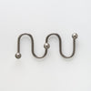 Lo & Co Sphere Hook XL in Tumbled Nickel