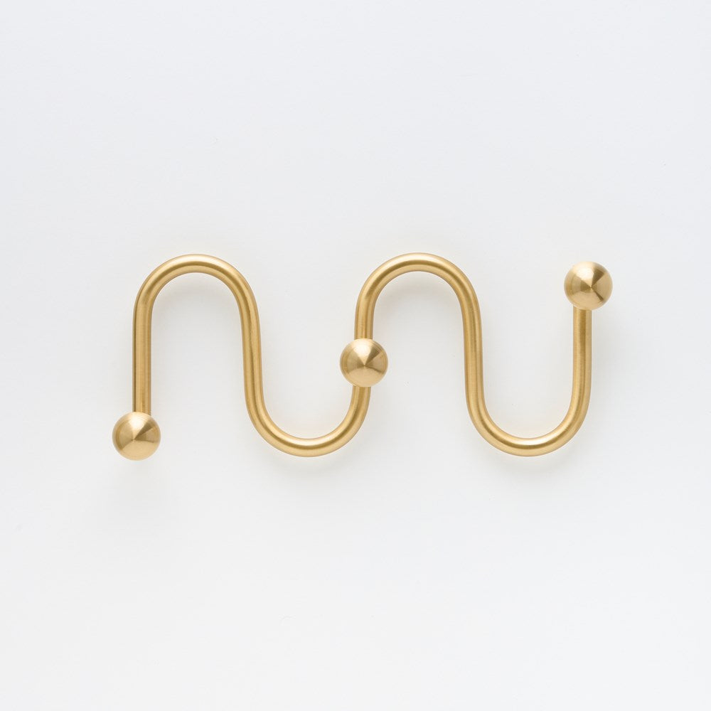 Lo & Co Sphere Hook XL in Brass
