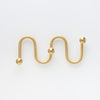 Lo & Co Sphere Hook XL in Brass