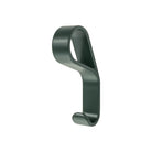 Momo belt wall hook in matte gray finish mounted on wall, designed for organizing belts and accessories.