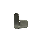 Momo Brooklyn 40mm wall hook in matte black finish, mounted on a wall, showcasing its modern design and sturdy construction.