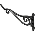Planter Hook Iron Matt Black H125xP250mm in Matt Black