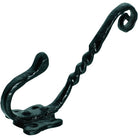 Tradco Old English hat and coat hook mounted on wall, featuring vintage-style metal design with decorative details.