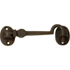 Cabin Hook Small Antique Brass 120mm. Centre to Centre 100mm in Antique Brass