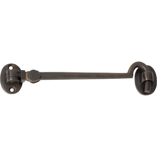 Cabin Hook Large Antique Brass 175mm. Centre to Centre 150mm. in Antique Brass