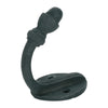 Robe Hook Acorn Iron Matt Black H45xP70mm in Iron Matt Black