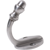 Robe Hook Acorn Iron Polished Metal H45xP70mm in Iron Polished Metal