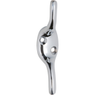Cleat Hook Chrome Plated H75xP20mm in Chrome Plated