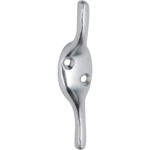 Cleat Hook Satin Chrome H75xP20mm in Satin Chrome