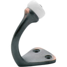 Robe Hook Porcelain Tip Antique Copper H45xP70mm in Antique Copper