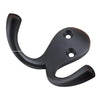 Robe Hook Double Antique Copper H75xP30mm in Antique Copper