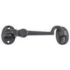 Cabin Hook Small Matt Black 120mm. Centre to Centre 100mm in Matt Black