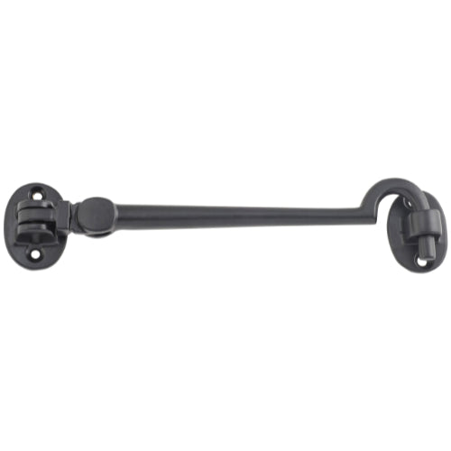 Cabin Hook Large Matt Black 175mm. Centre to Centre 150mm. in Matt Black