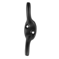 Cleat Hook Matt Black H75xP20mm in Matt Black