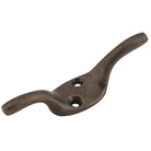 Cleat Hook Antique Brass H75xP20mm in Antique Brass