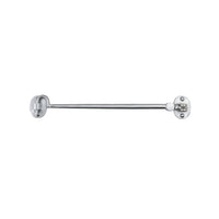 Cabin Hook - 150mm in Satin Chrome