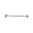 Cabin Hook - 250mm in Satin Chrome