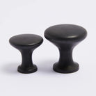 Ascot Knob Large - Scorched Black in Scorched Black
