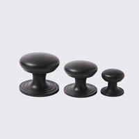 Kew Knob Large - Scorched Black in Scorched Black
