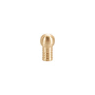 Momo PARLA cabinet knob in brushed brass finish, featuring a sleek and modern design for furniture hardware.