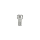 Momo PARLA cabinet knob in dark bronze finish with a sleek, rounded design for modern furniture hardware.