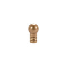 Momo PARLA cabinet knob in brushed bronze finish with a sleek, modern design for furniture drawers and doors.