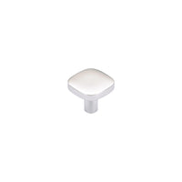 Momo PORTO cabinet knob in polished chrome with a sleek, rounded design suitable for modern furniture.