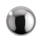 Cupboard Knob Puerto Polished Chrome D38xP35mm in Polished Chrome