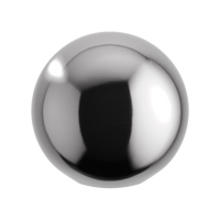 Cupboard Knob Puerto Polished Chrome D38xP35mm in Polished Chrome
