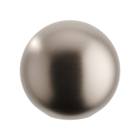 Cupboard Knob Puerto Satin Nickel D38xP35mm in Satin Nickel