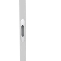 Mardeco radius end pull (each)Box PackPolished ChromeOverall: 96Hx26WOpening: 47Hx18WOverall depth 12mmFace depth 2mm in Polished Chrome