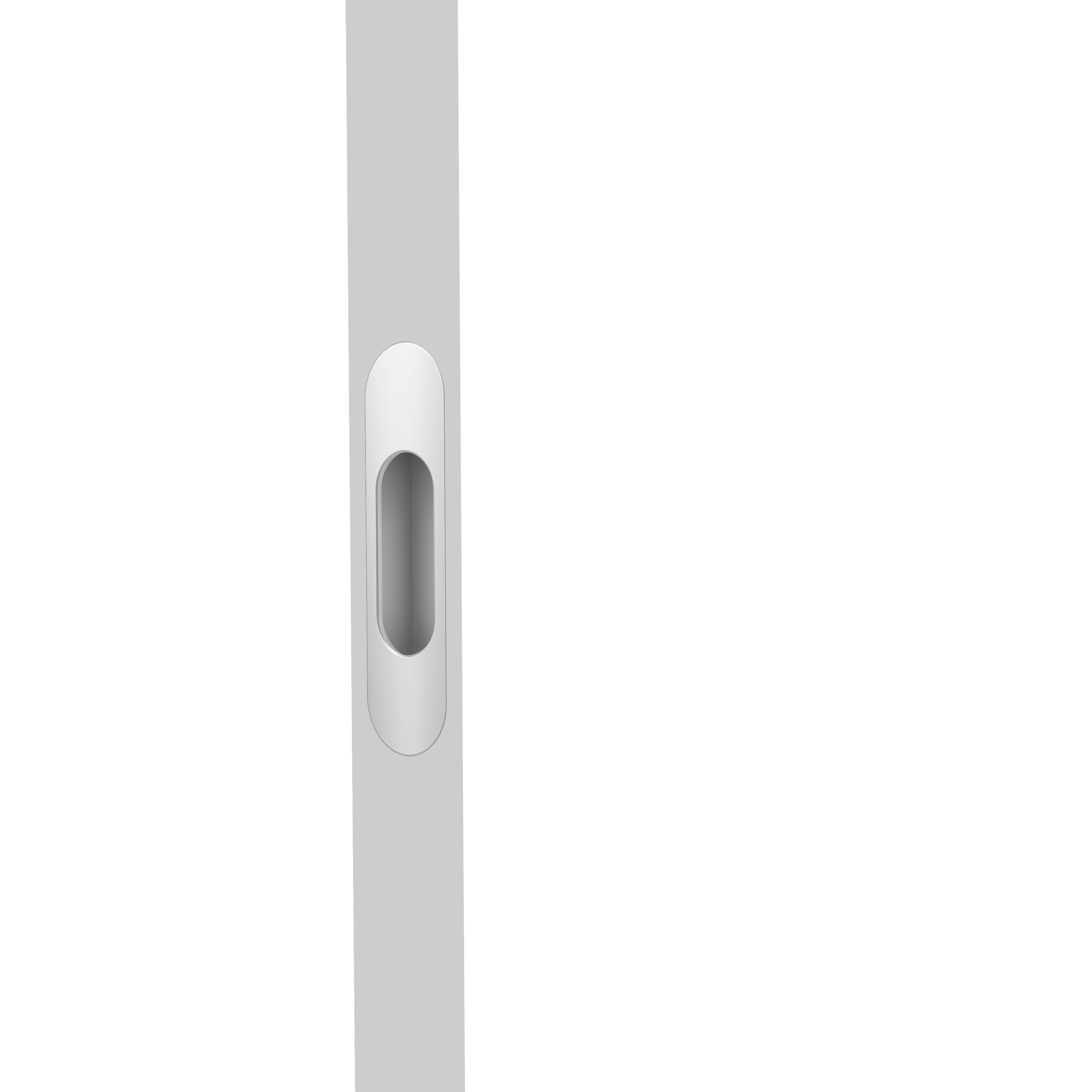 Mardeco radius end pull (each)Box PackPolished ChromeOverall: 96Hx26WOpening: 47Hx18WOverall depth 12mmFace depth 2mm in Polished Chrome