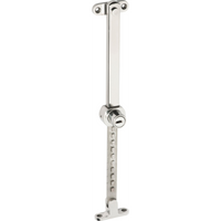 Casement Stay Stainless Steel Telescopic Locking Polished Stainless Steel L200-295mm in Polished Stainless Steel