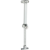 Casement Stay Stainless Steel Telescopic Locking Satin Chrome L200-295mm in Satin Chrome